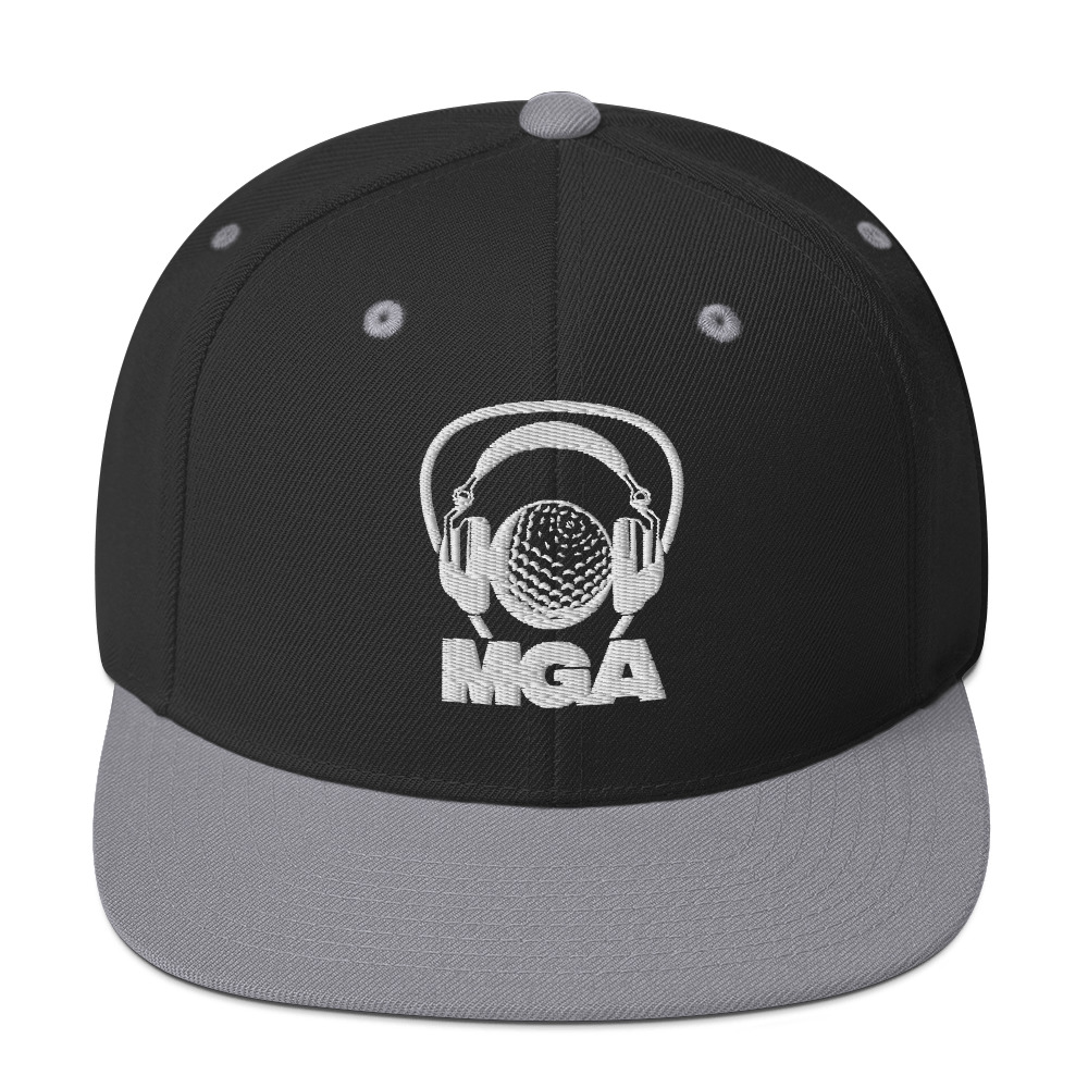 MGA Hat black with grey